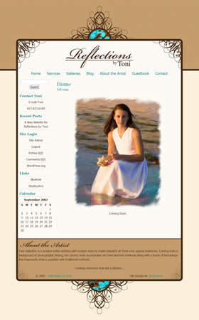 Reflections by Toni Home Page