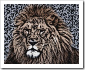 Don - Woodcut Lion
